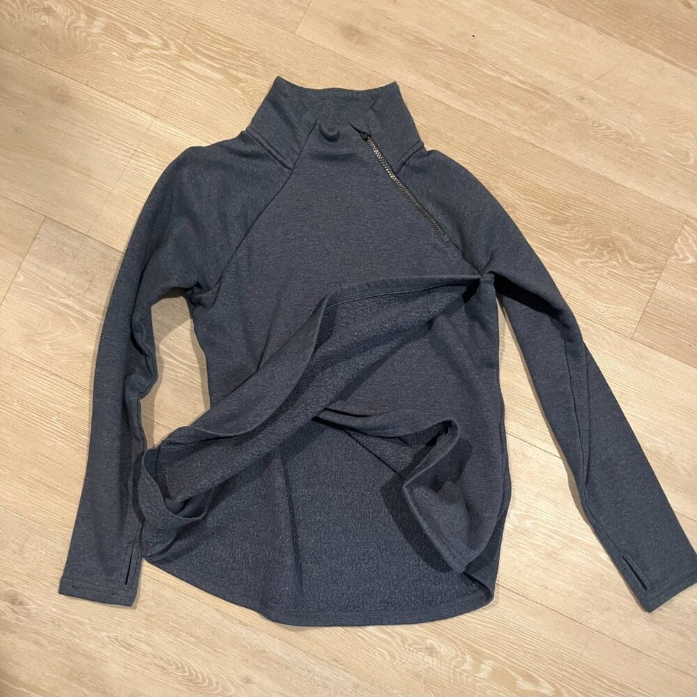 RBX Women's Blue Asymmetric Pullover - Picture 3 of 7